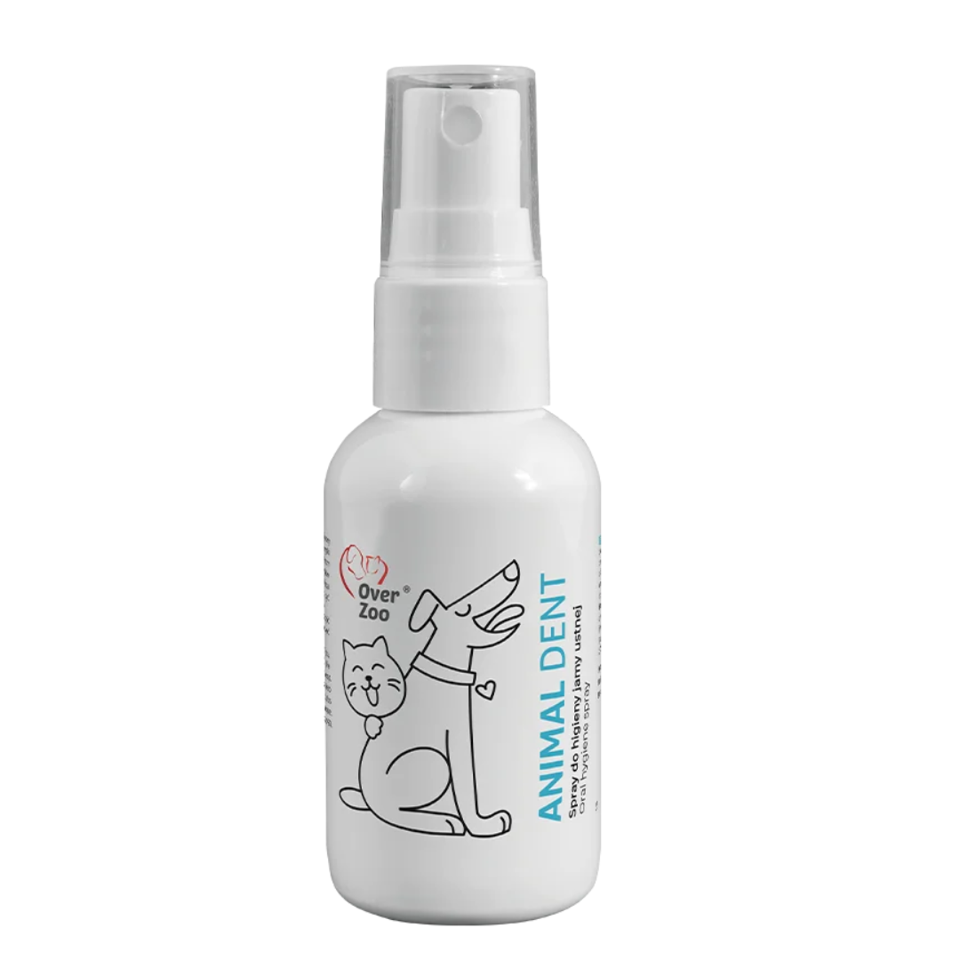 Spray natural pentru câini si pisici care elimină placa bacteriană și mirosurile neplăcute