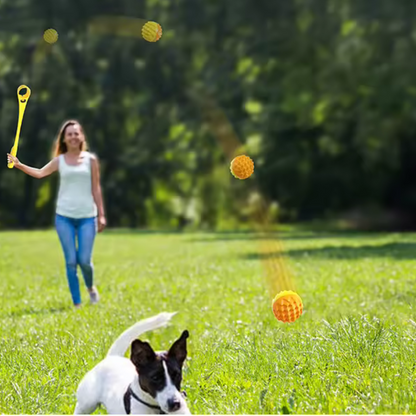 Lansatorul Magic de Mingii pentru Câini 🎾 - Distracție Garantată pentru Toți Patrupezii! 🐕🎉