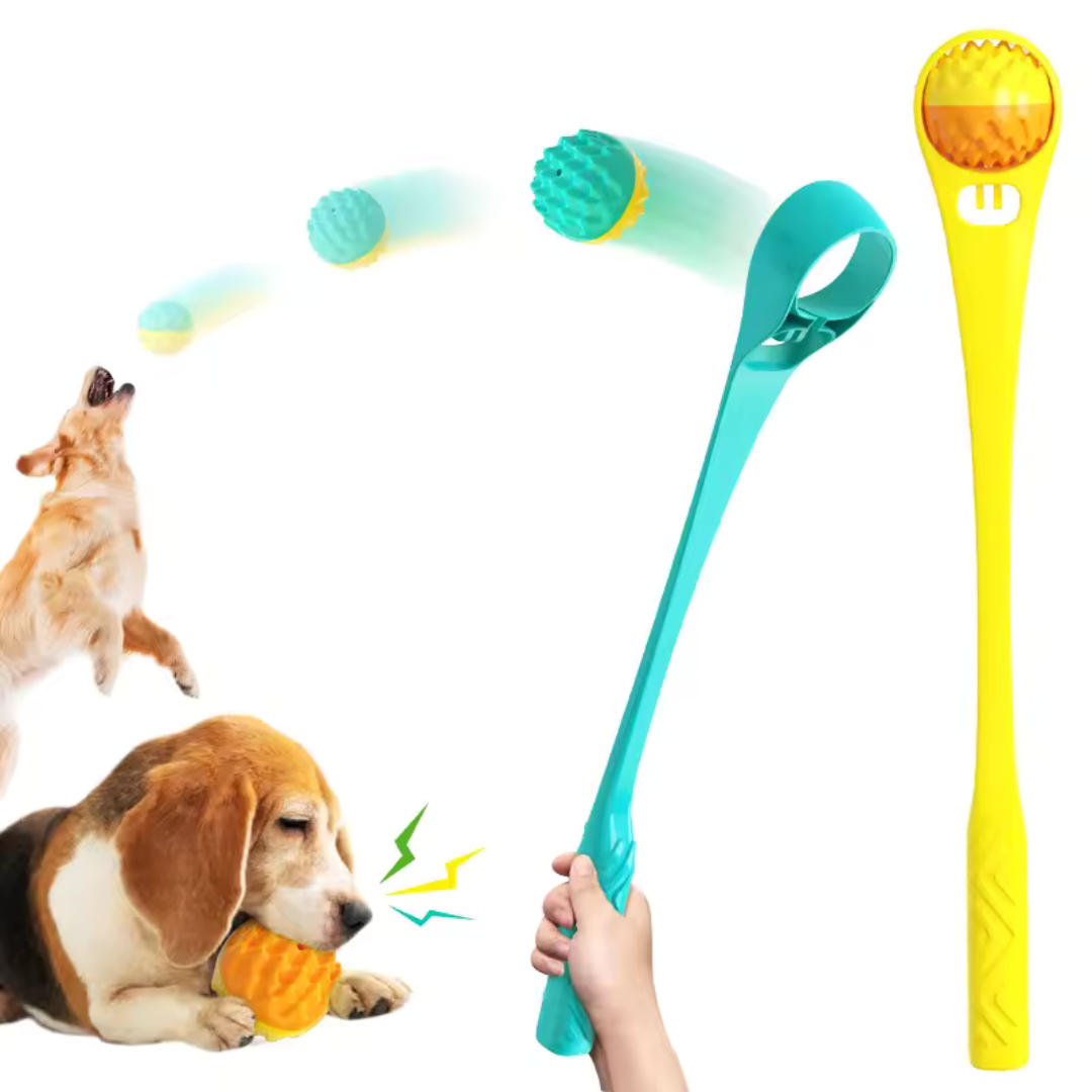 Lansatorul Magic de Mingii pentru Câini 🎾 - Distracție Garantată pentru Toți Patrupezii! 🐕🎉