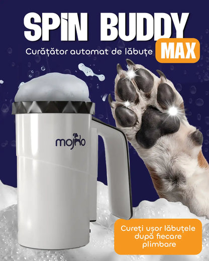 Curățător automat de lăbuțe cu peri moi din silicon Mojho Spin Buddy