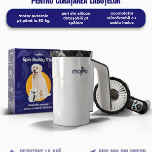 Curățător automat de lăbuțe cu peri moi din silicon Mojho Spin Buddy