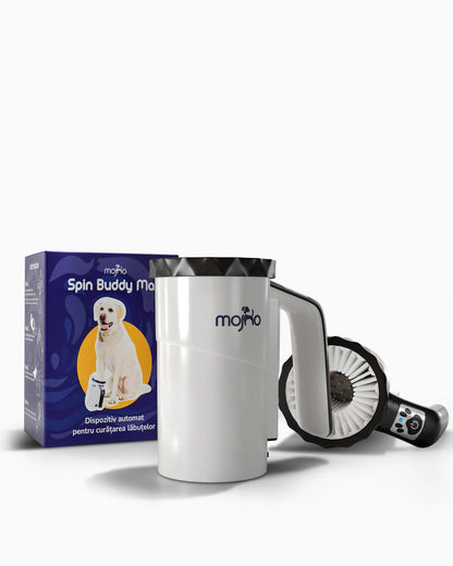 Curățător automat de lăbuțe cu peri moi din silicon Mojho Spin Buddy